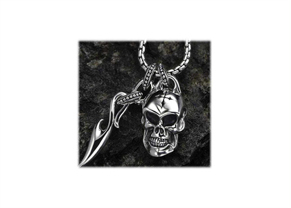 Rhodium Plated | Mens Pendants